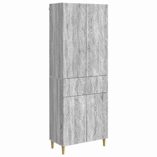 vidaXL Ensemble de Meubles 2 Pièces Sonoma gris Bois d'ingénierie