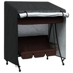 vidaXL Housse pour balancelle d'extérieur 135 x 100 x 165 cm