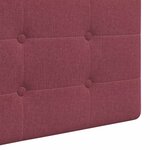vidaXL Tête de lit suspendue Bordeaux Tissu