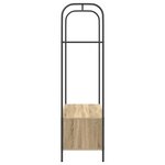 vidaXL Porte-vêtements Chêne brun 100 x 44 x 160 cm Bois d'ingénierie