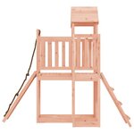 vidaXL Maisonnette de jeu avec mur d'escalade bois massif Douglas