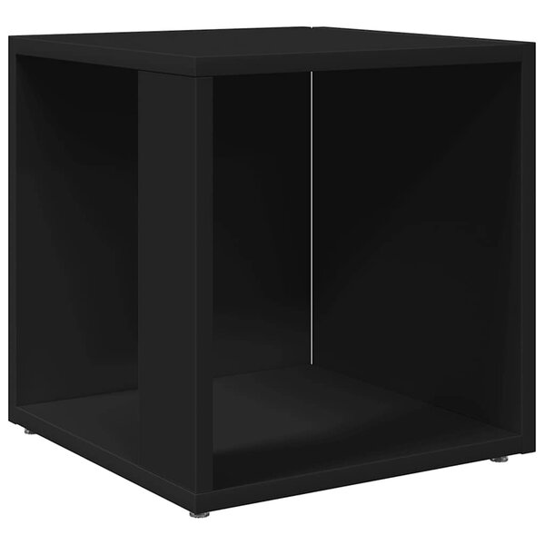 vidaXL Table d'appoint Noir 33x33x34 5 cm Aggloméré