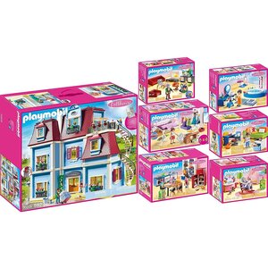 PLAYMOBIL 70205-6-7-8-9-10-11 - Dollhouse – 70205+70206+70207+70208+70209+70210+70211