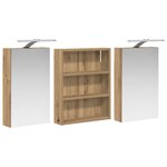 vidaXL Ensemble de Meubles de Salle de Bain 3 Pièces 100 x 10 5 x 50 cm