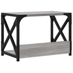 vidaXL Support d'imprimante à 2 niveaux Sonoma gris 44x26x31 5 cm