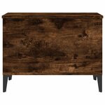vidaXL Table basse Chêne fumé 60x44 5x45 cm Bois d'ingénierie