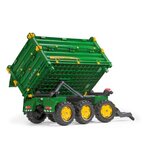 Rolly Toys 125043 - RollyMulti Trailer John Deere - Remorque pour tracteurs à pédales.