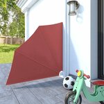 vidaXL Auvent latéral pliable de balcon Terre cuite 140x140 cm