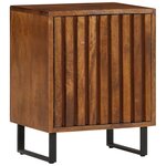 vidaXL Table de chevet 40x30x50 cm Bois de manguier massif