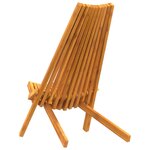 vidaXL Chaise 2 Pièces Marron 69 x 56 x 84 cm Bois d'Acacia Massif