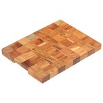 Vidaxl planche à découper 40x30x3 8 cm bois d'acacia massif