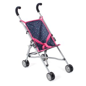 Bayer Chic 2000 601-84 - Mini-Buggy ROMA Rose bleu marine avec pois