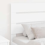 vidaXL Tête de lit Blanc 75 cm Bois d'ingénierie