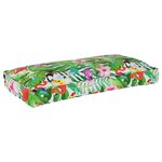 vidaXL Coussin de Palette Siège/Dossier Tropicale 120x60x12 cm en tissu Oxford