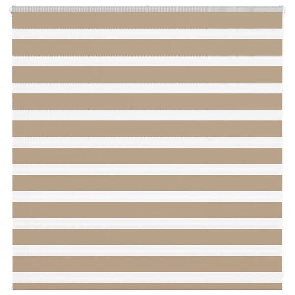 vidaXL Store zèbre marron sable largeur du tissu 135 9 cm polyester