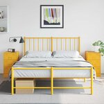 vidaXL Tables de chevet 2 Pièces jaune moutarde 34 5x39x62 cm acier