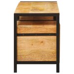 vidaXL Armoires de rangement avec tiroir Marron 110 x 30 x 40 cm