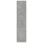 vidaXL Armoire d'apothicaire gris béton 40x41x174 5 cm bois ingénierie