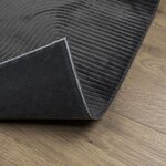 vidaXL Tapis IZA poils courts style scandinave anthracite 140x200 cm