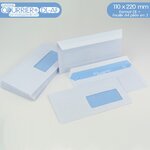 Lot de 1000 Enveloppes blanches DL avec FENÊTRE - gamme Courrier+