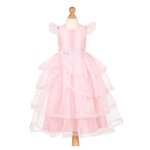 Robe rose a paillettes Linda 3-4 ans