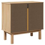 vidaXL Armoire de couloir OTTA 75x40x75 cm bois de pin massif