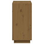 vidaXL Bibliothèque Marron miel 60x35x71 cm Bois de pin massif