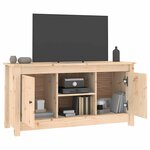 vidaXL Meuble TV 103x36 5x52 cm Bois de pin massif