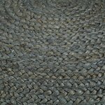 vidaXL Pouf fait à la main Vert olive 45 x 30 cm Jute