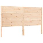 vidaXL Cadre de lit sans matelas 160x200 cm bois massif de pin