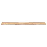 vidaXL Étagères flottantes 2 Pièces 120x30x2 cm acacia massif à l'huile