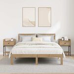 vidaXL Table de chevet 2 Pièces Chêne artisanal 40 x 29 x 60 cm