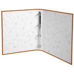 Classeur rembordé polypropylène 4 anneaux 30mm - A4  orange x 20 EXACOMPTA