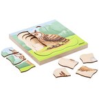Dans la forêt - le hibou pousse  31 pièces de puzzle