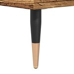 vidaXL Table basse vieux bois 60x50x36 5 cm bois d'ingénierie