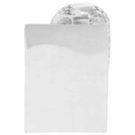 vidaXL Serre-livres 2 Pièces Argent 7 x 9 x 11 cm Aluminium