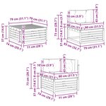vidaXL Ensemble de canapés d'extérieur 7 pc Naturel et Beige