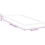 vidaXL Matelas Blanc 80 x 200 cm Mousse