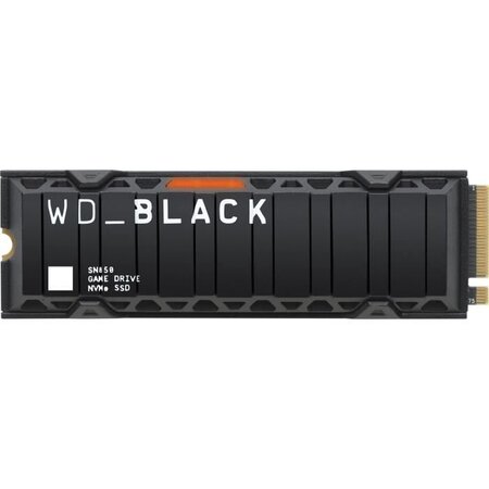 WD Black - Disque SSD Interne avec dissipateur - SN850 - 500 Go - M.2 NVMe PCIe Gen4