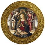 MADONNA AND CHILD WITH TWO ANGELS Masters of Santo Spirito Silver Coin 500 Francs CFA Cameroon 2022