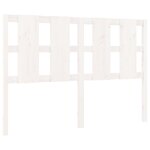 vidaXL Tête de lit blanc 145 5x4x100 cm bois massif de pin