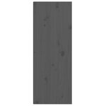 vidaXL Armoire murale Gris 30x30x80 cm Bois de pin massif