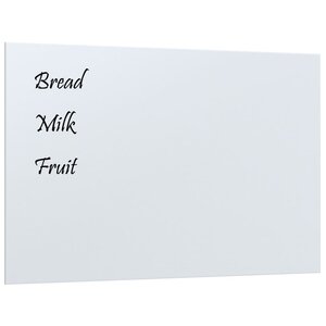 vidaXL Tableau noir magnétique mural Blanc 60x40 cm Verre trempé