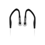 R-MUSIC Runner Kit - Ecouteurs intra-auriculaires filaires + Brassard universel pour smartphone - Blanc