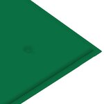 Vidaxl banc de jardin avec coussin 120 cm bois d'acacia massif