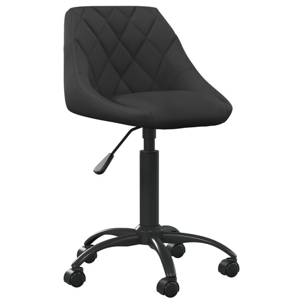 vidaXL Chaise de salle à manger Noir Velours