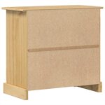 vidaXL Buffet Corona 80x40x75 cm bois massif de pin