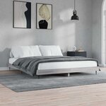 vidaXL Cadre de lit sans matelas sonoma gris 200x200 cm
