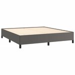 vidaXL Cadre de lit sans matelas gris 160x200 cm similicuir
