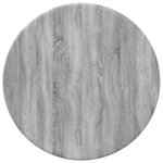 vidaXL Plateau de table Gris Sonoma 30 x 30 x 1 5 cm Bois d'ingénierie